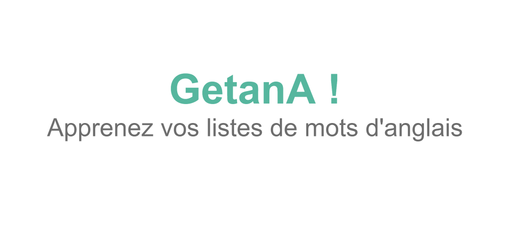 Getana - Learn your list of words gallery image