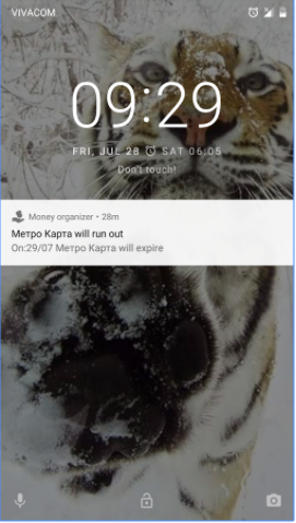 Money organizer gallery image