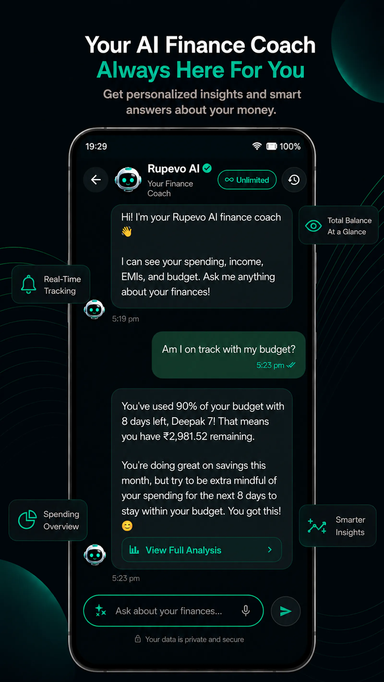 Rupevo - AI Expense Tracker screenshot 4