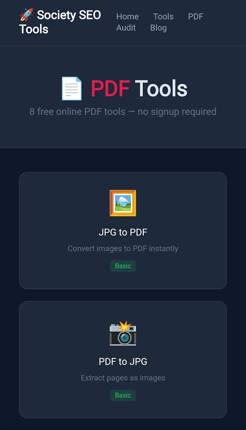 Society SEO Tools screenshot 3