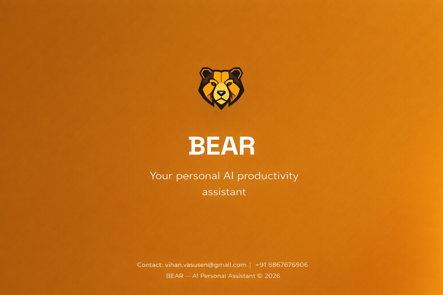BEAR Personal AI Assistant gallery image
