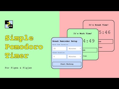 Pomodoro Timer for Figma & Figjam gallery image