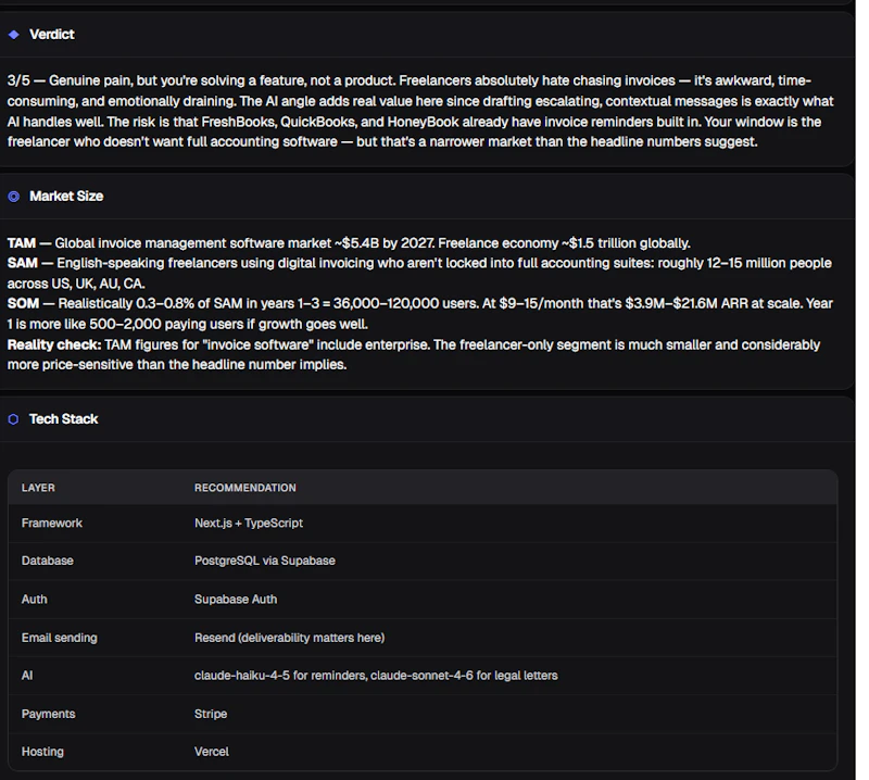 Is your idea worth building? Find out. screenshot 3