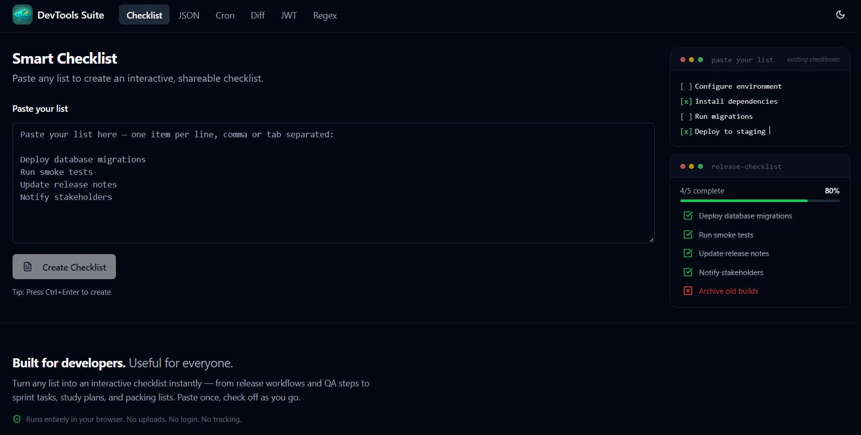 DevTools Suite screenshot 3