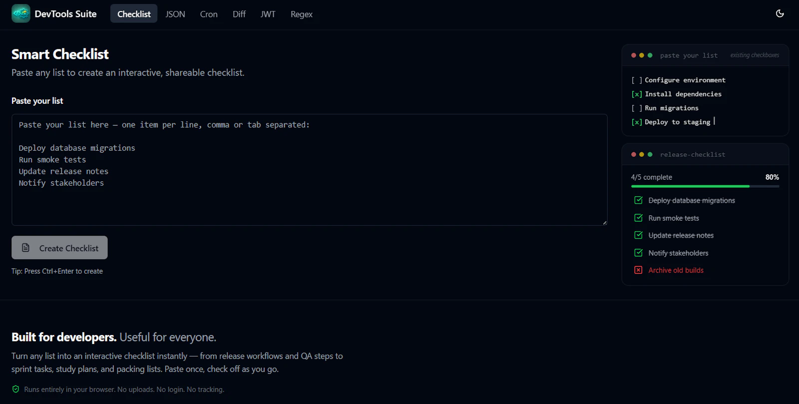 DevTools Suite screenshot 3