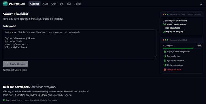 DevTools Suite screenshot 3