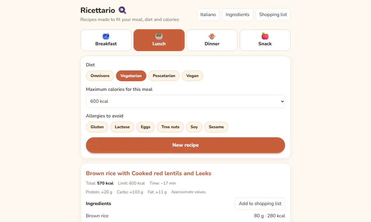 Ricettario gallery image