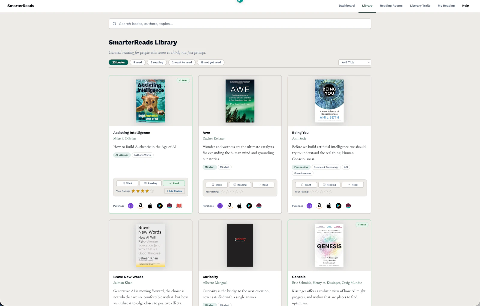 SmarterReads Corporate Reading Programs screenshot 3