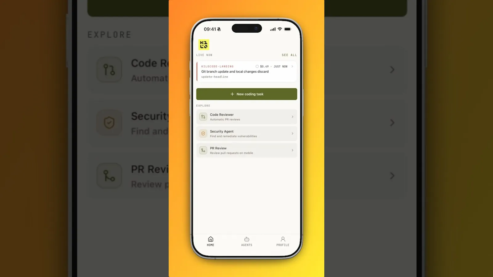 Kilo Code for iOS and Android screenshot 1 (video preview)