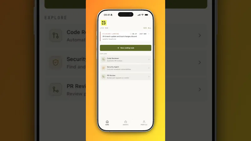 Kilo Code for iOS and Android screenshot 1 (video preview)