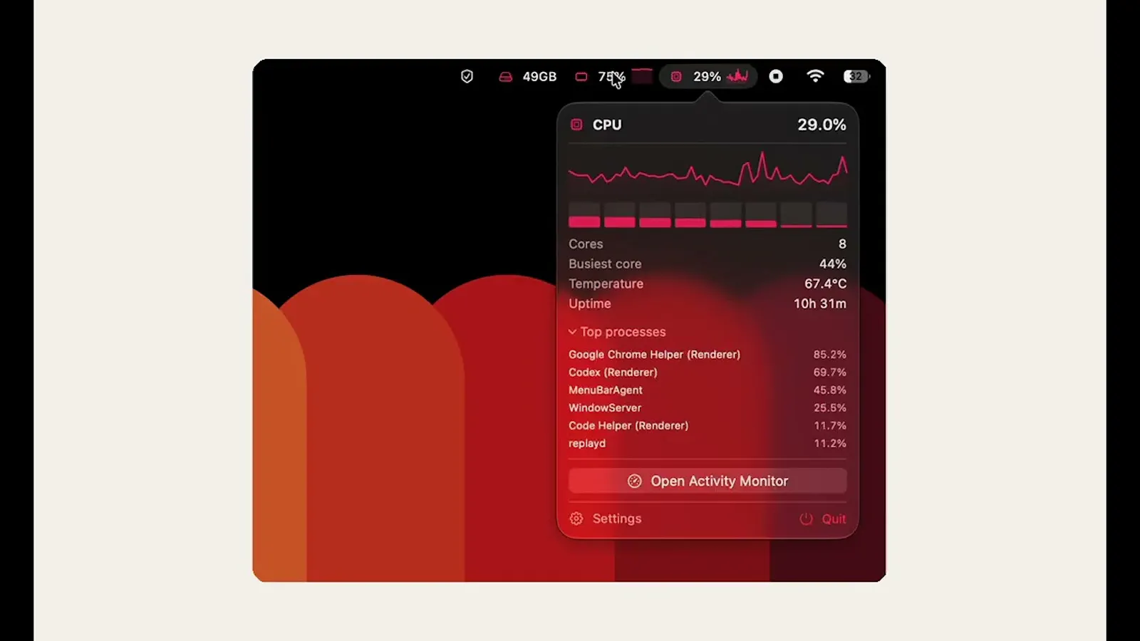 mectrics screenshot 1 (video preview)