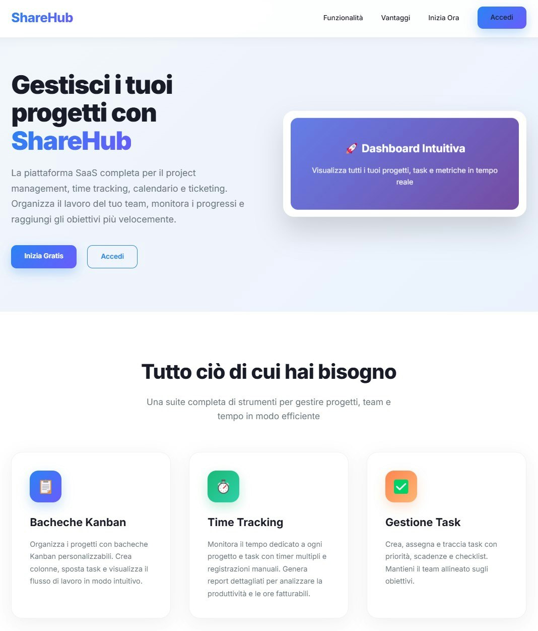 ShareHub - Main product screenshot demonstrating key features and user interface