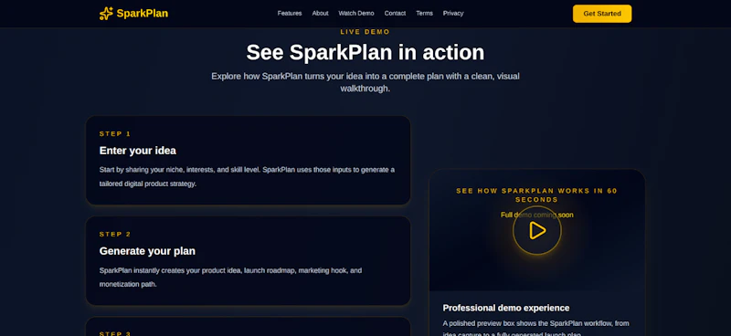 SparkPlan screenshot 3