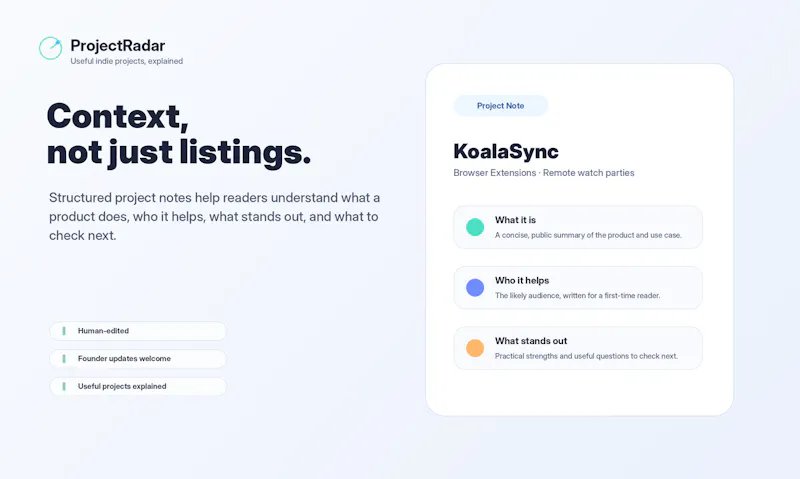 Project Radar screenshot 3