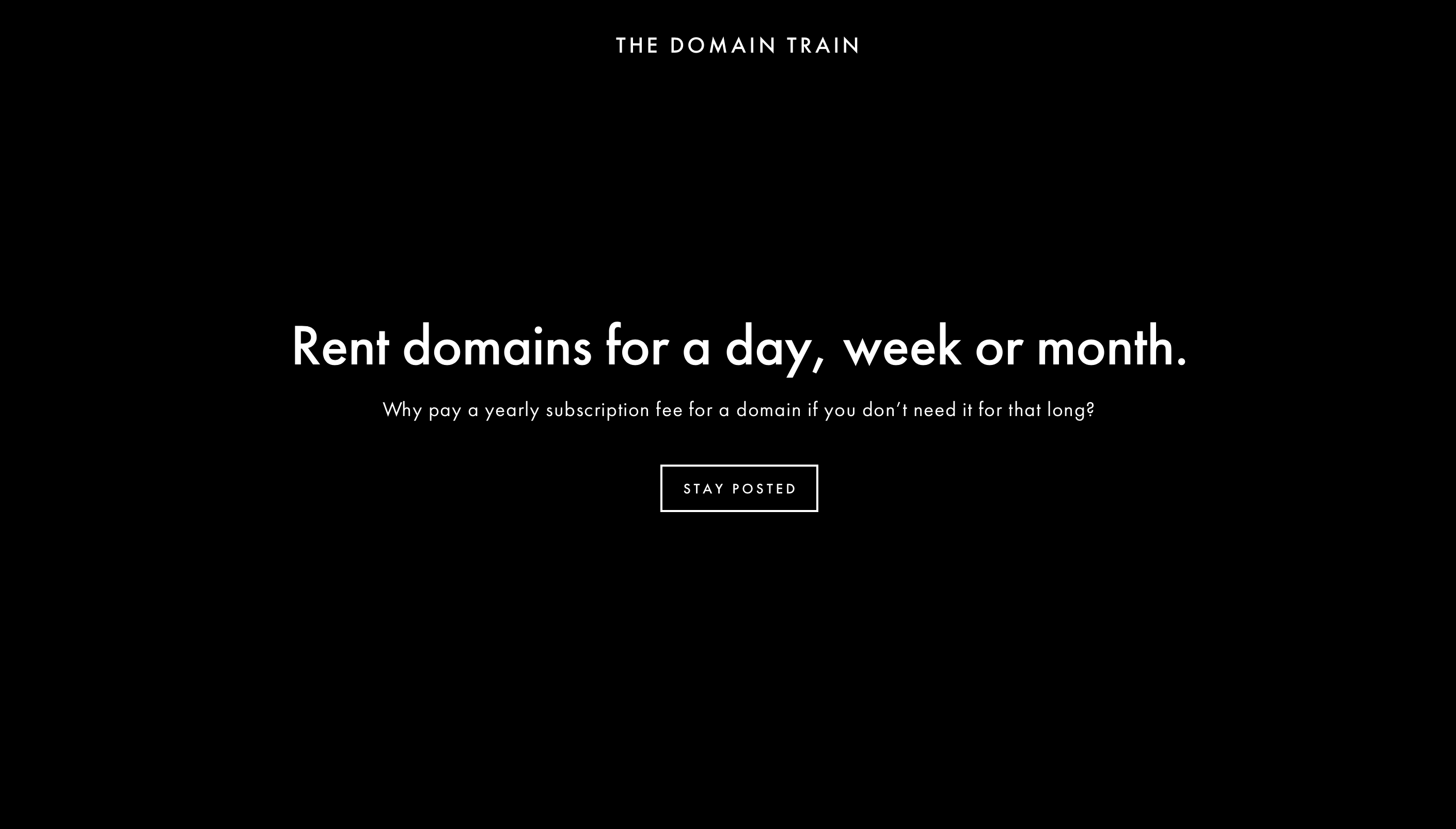 The Domain Train gallery image