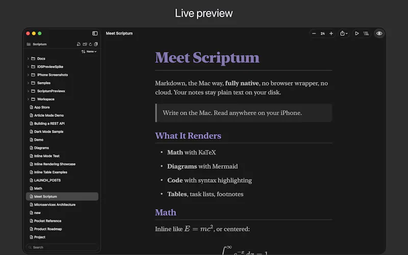 Scriptum 2.0 screenshot 5