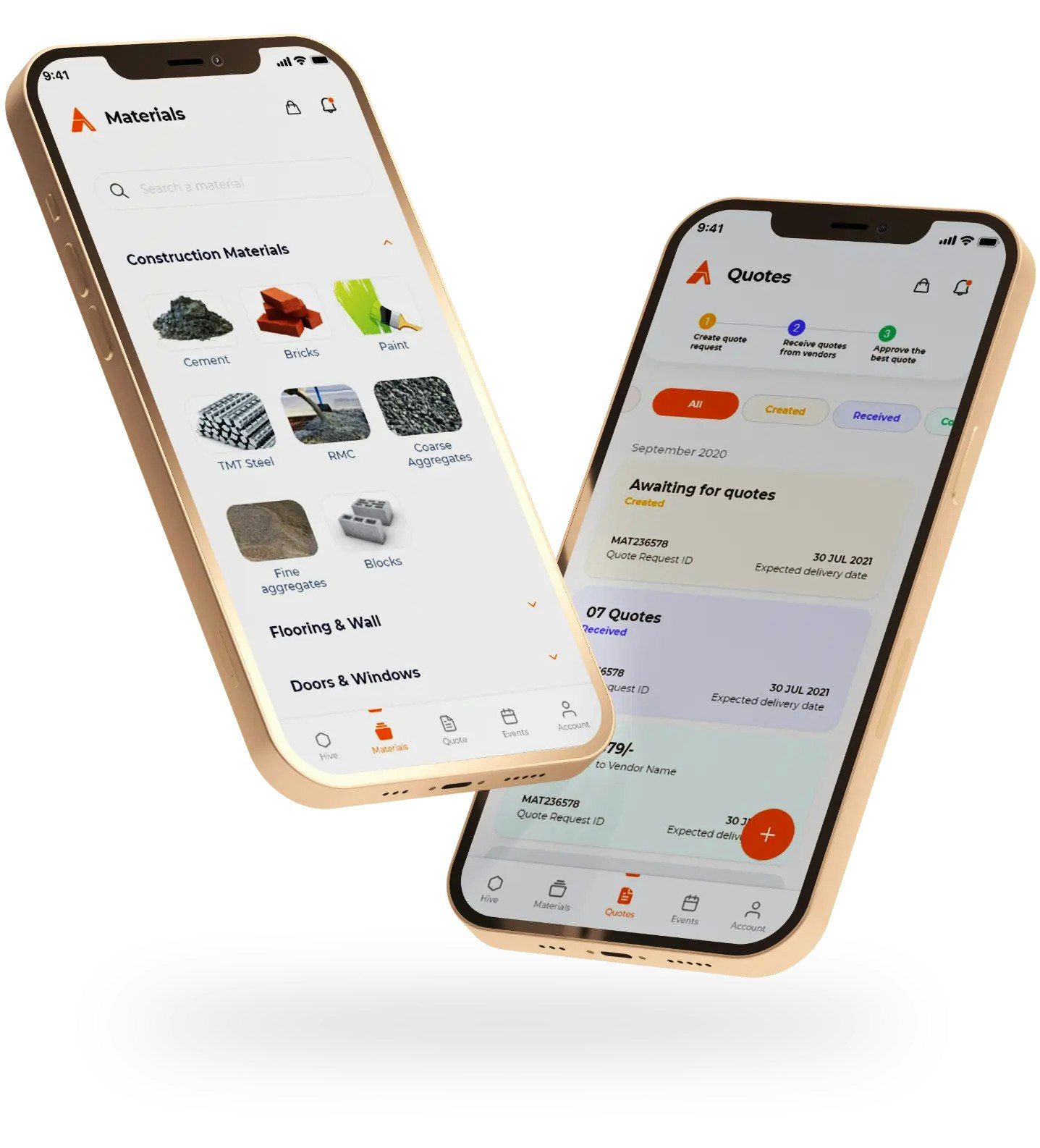 Arkihive: app per materiali da costruzione media 2