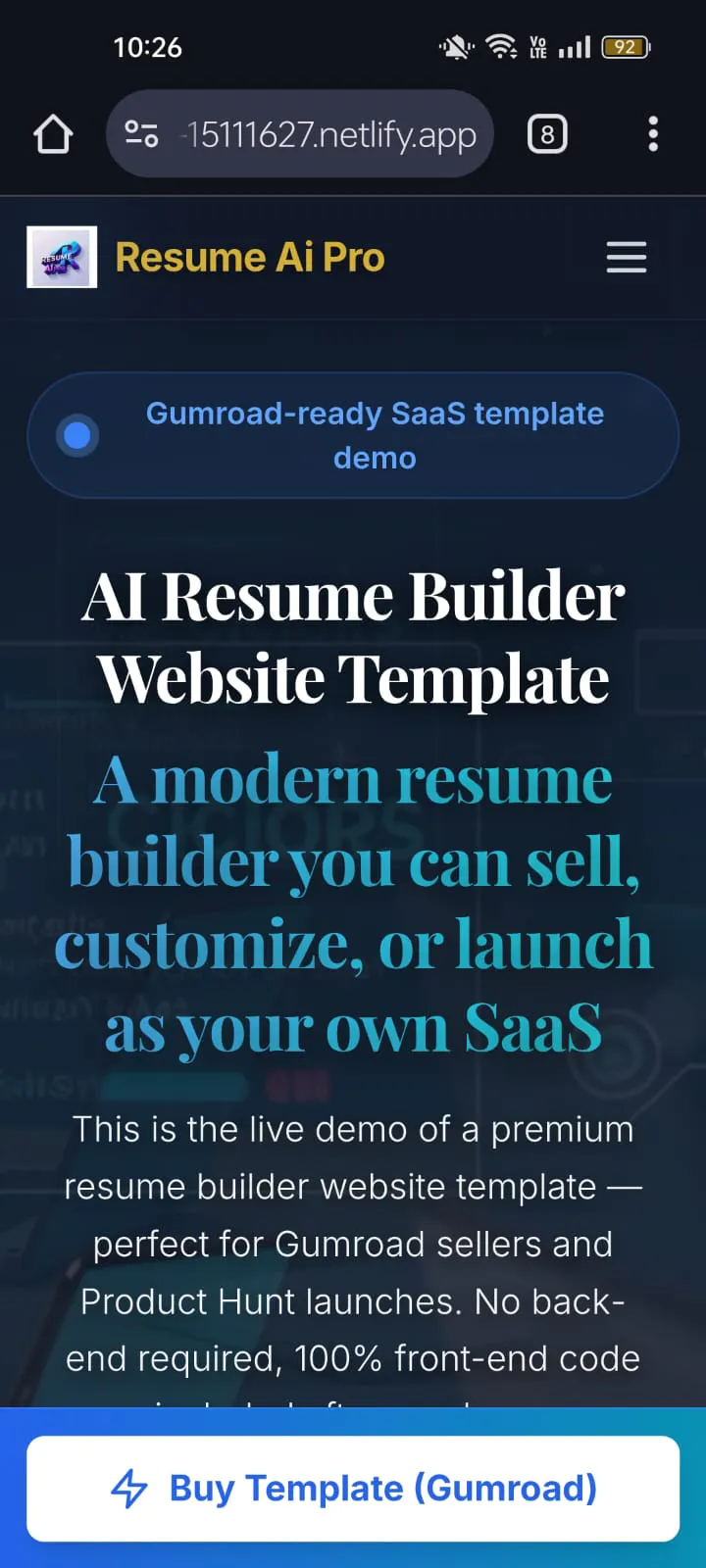 ResumeBuild — Modern AI Resume Builder gallery image
