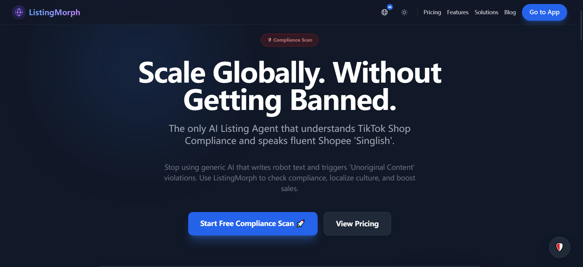 ListingMorph - Main product screenshot demonstrating key features and user interface