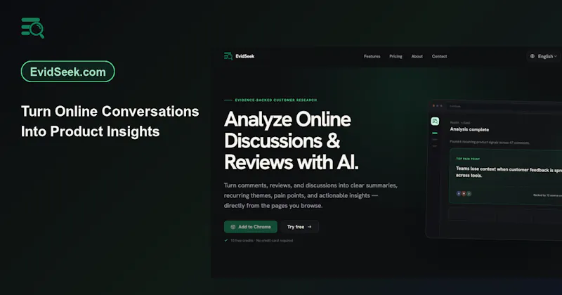 EvidSeek screenshot 1