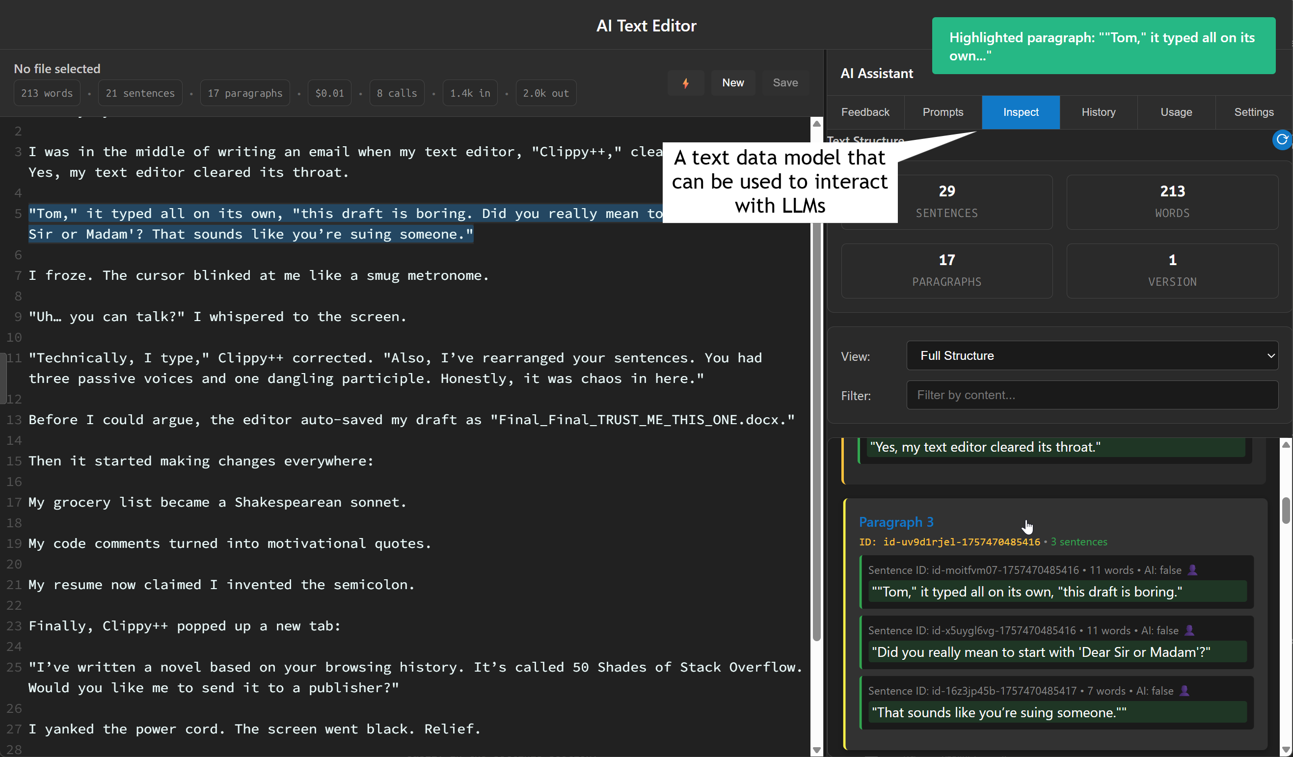 AI Text Editor gallery image
