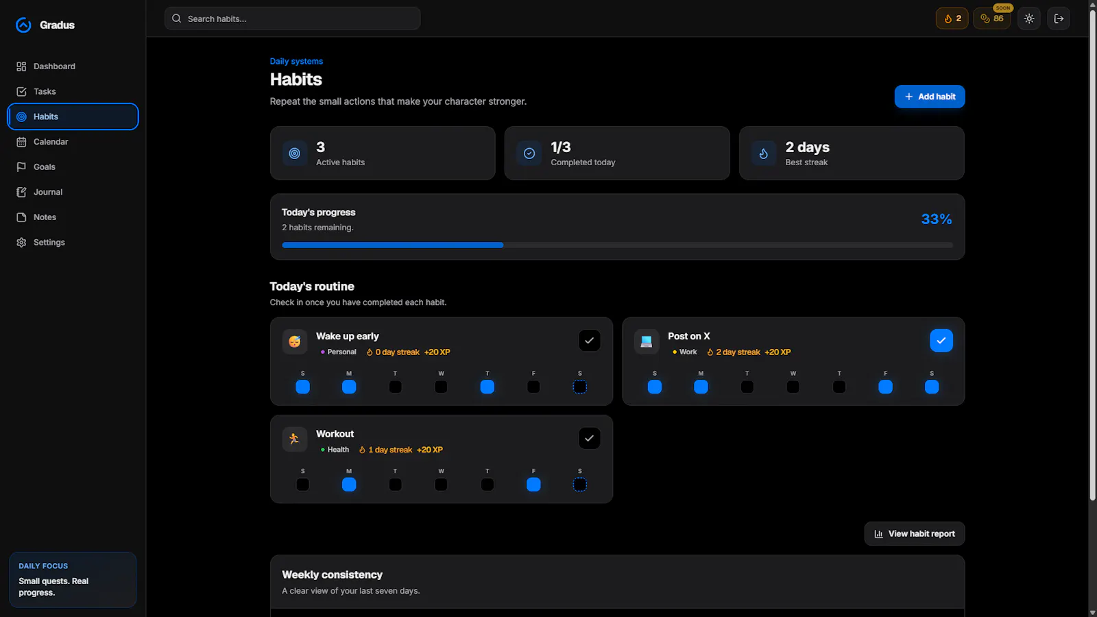 Gradus screenshot 3