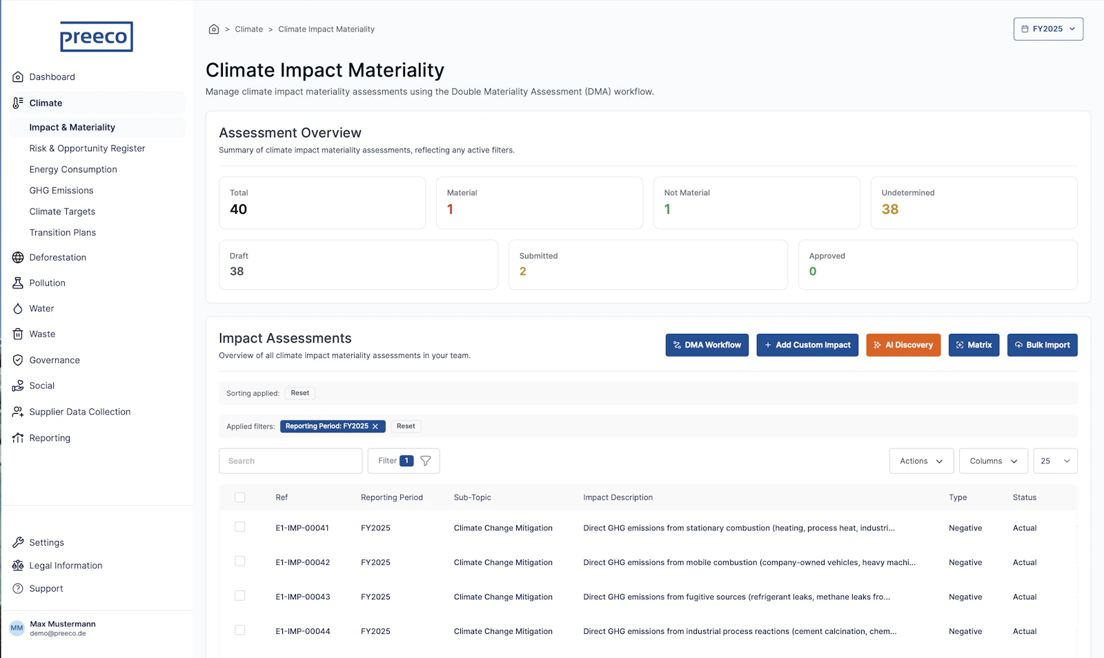 preeco | sustainability screenshot 3