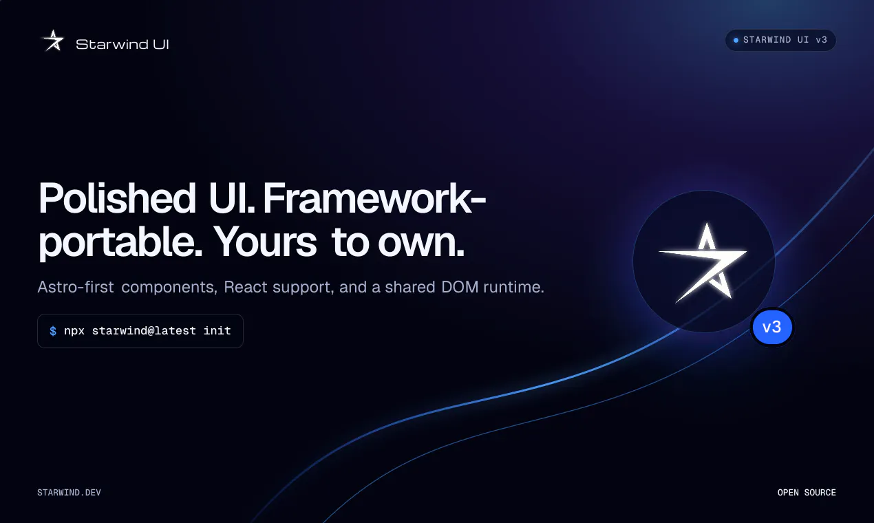 Starwind UI screenshot 1