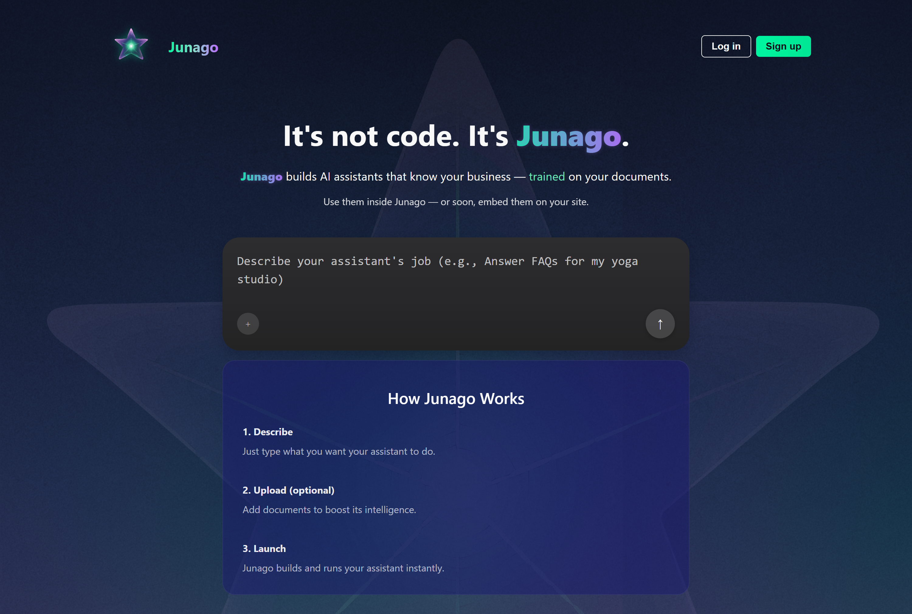 Média Junago - Lancement doux - Junago construit des assistants IA qui connaissent votre entreprise 2