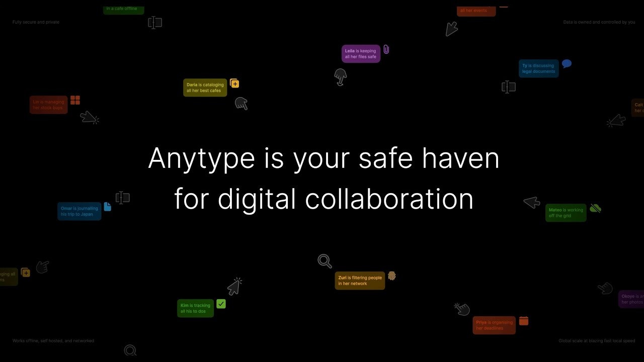 Anytype Chats gallery image