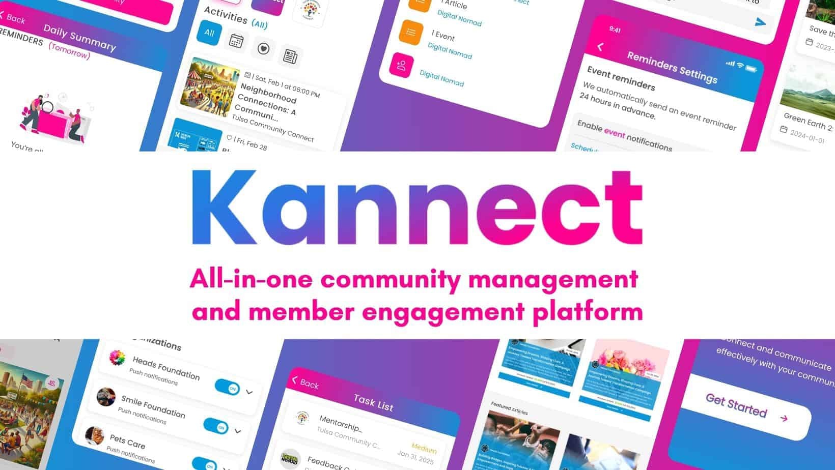 Média Plateforme de fiançailles communautaires de Kannect - Lancez l'application mobile de votre communauté en 14 jours. 5