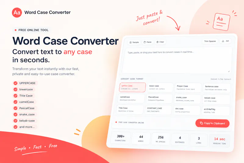 Word Case Converter screenshot 2