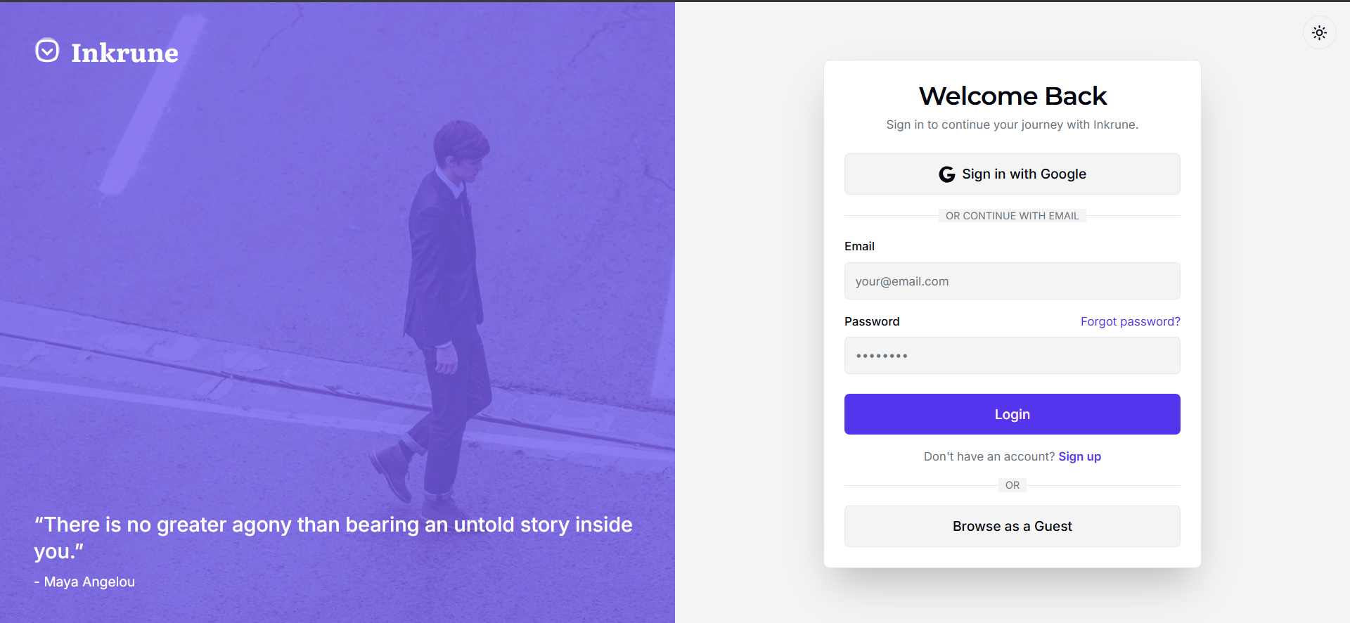 Inkrune - Screenshot 2 showing product features and functionality