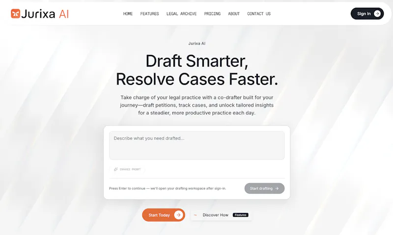 Jurixa AI screenshot 1