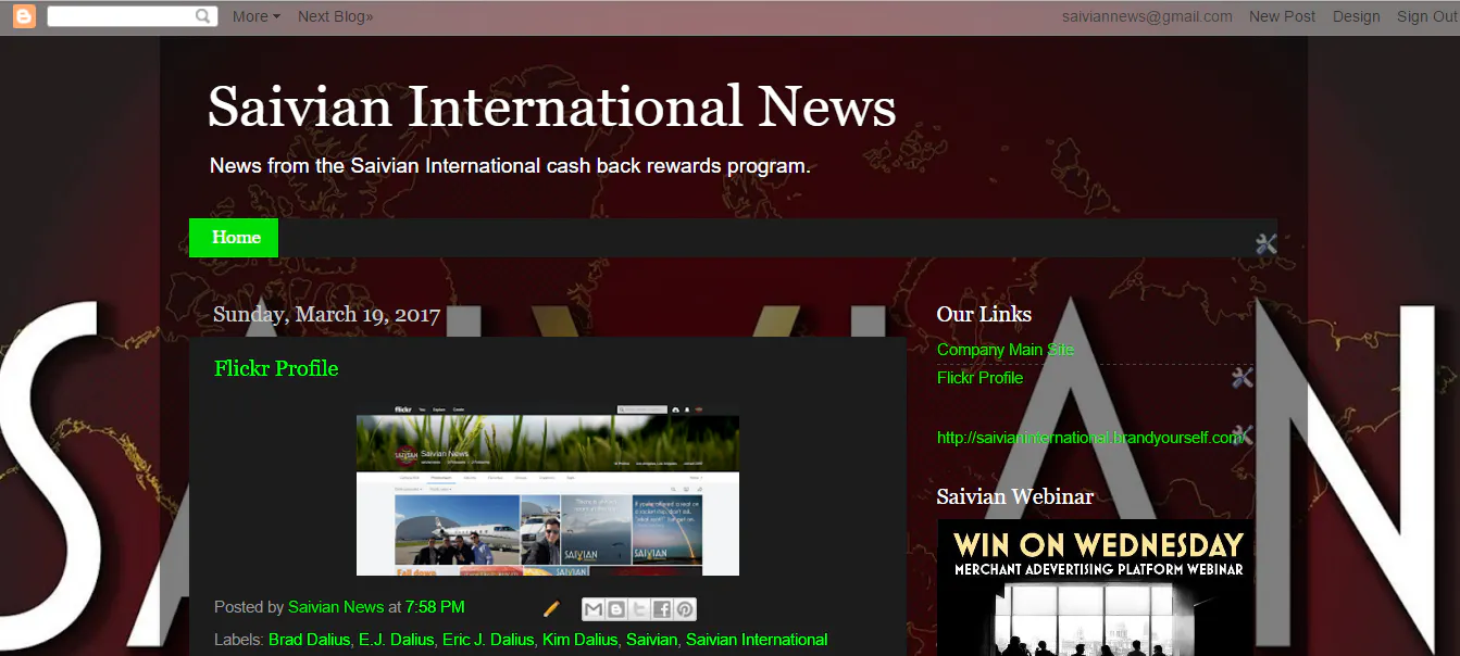 Saivian International, Ltd.