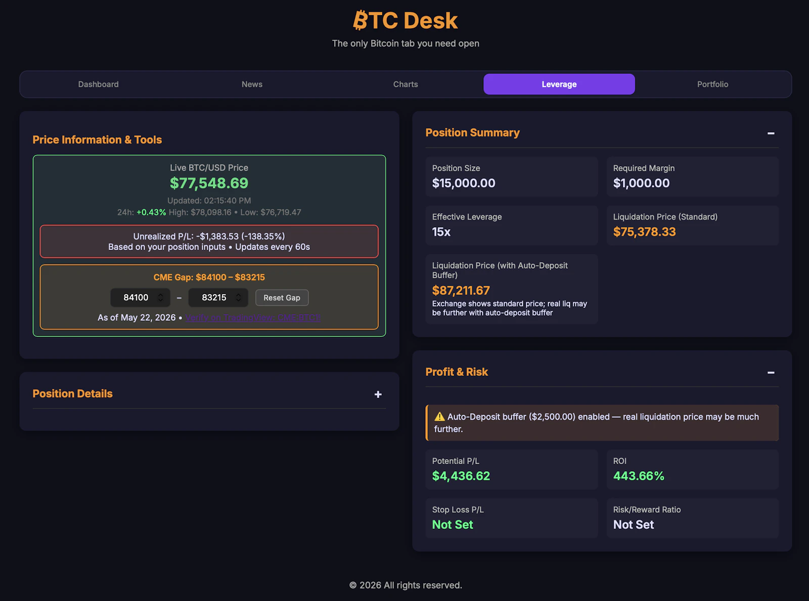 BTC Desk screenshot 4