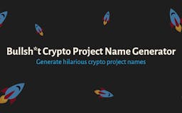 Crypto Project Name Generator media 1