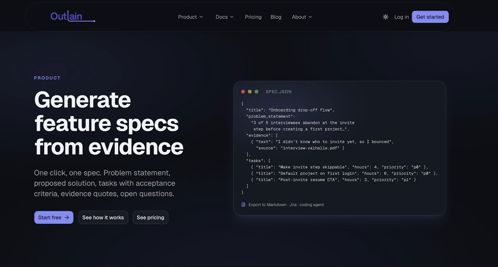 Outlain screenshot 2