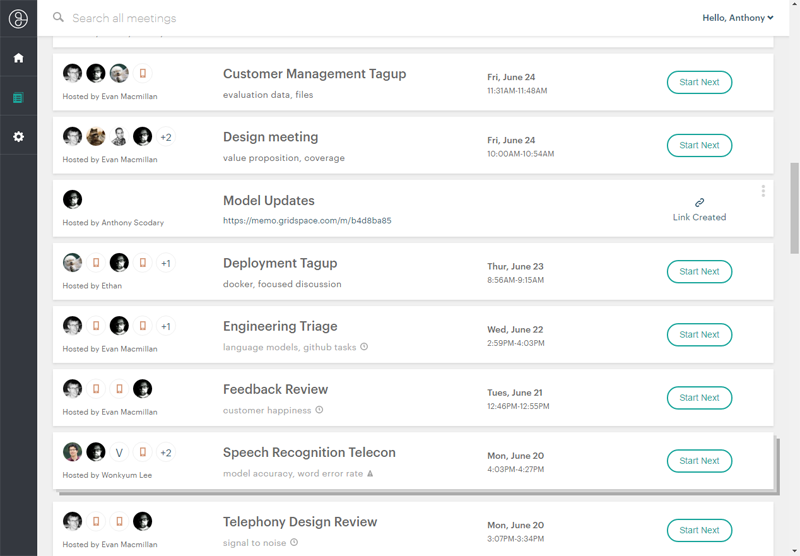 Gridspace Memo gallery image