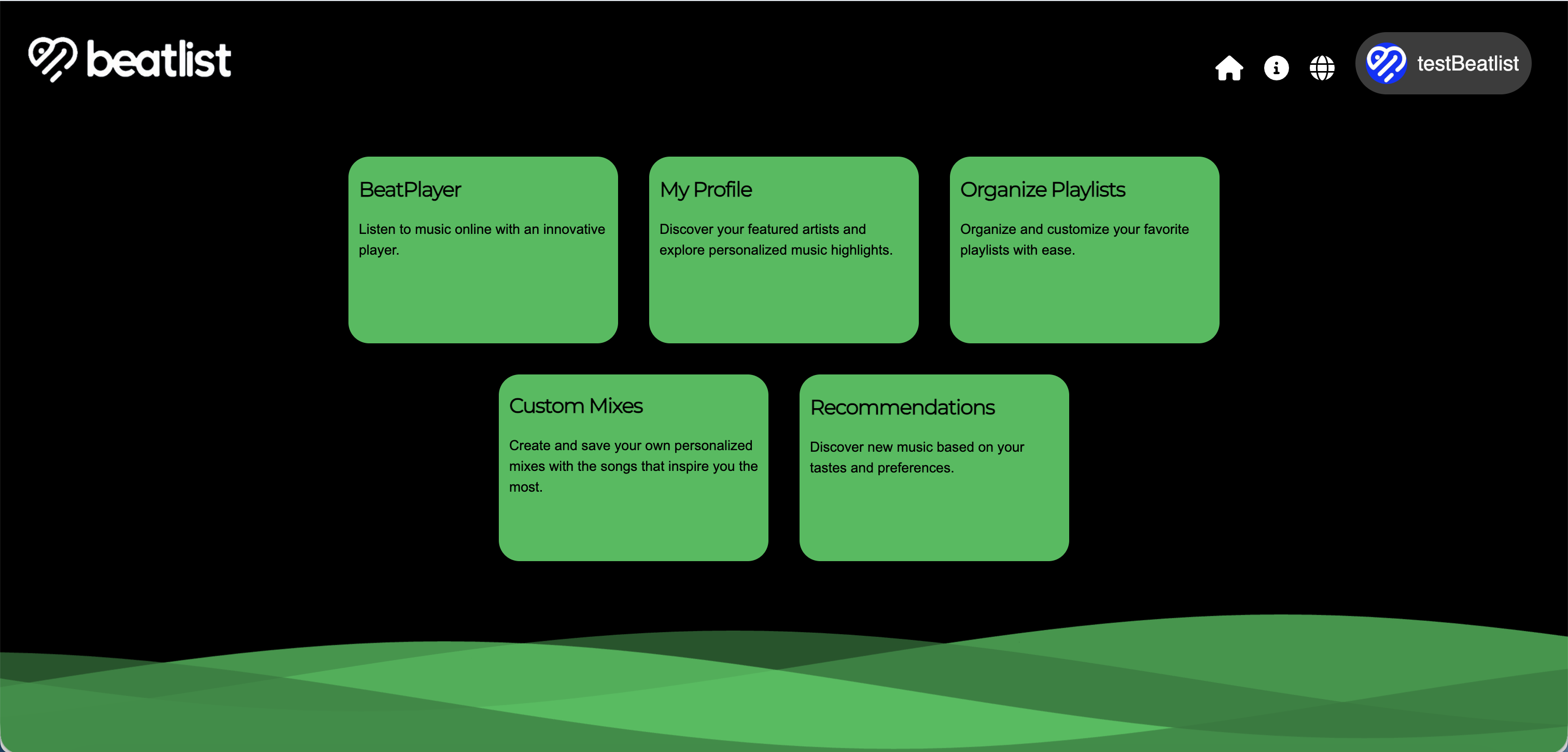 BeatList - Main product screenshot demonstrating key features and user interface