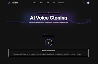 AnyVoice - AI Voice Cloning gallery image