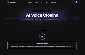 AnyVoice - AI Voice Cloning gallery image