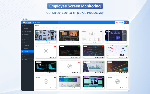 Moon HRM - Quản lý WFH & HR media 4