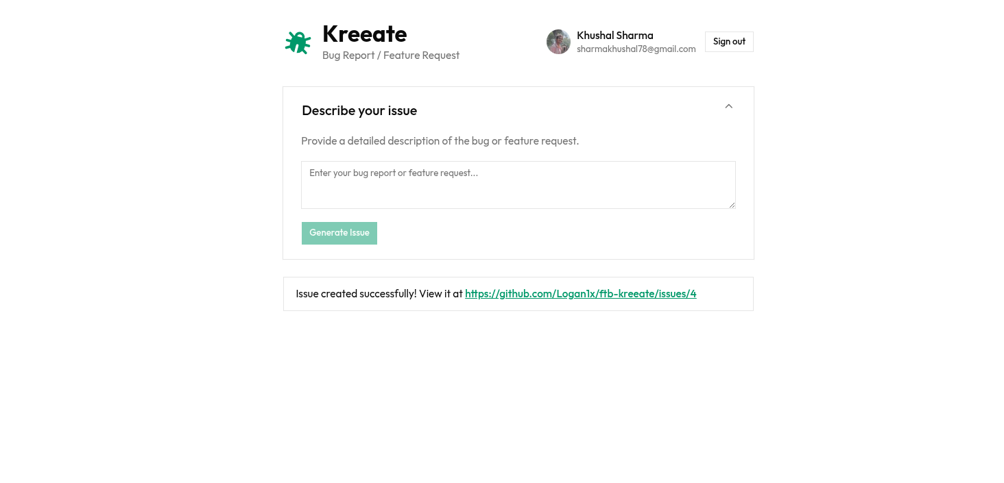 Kreeate gallery image