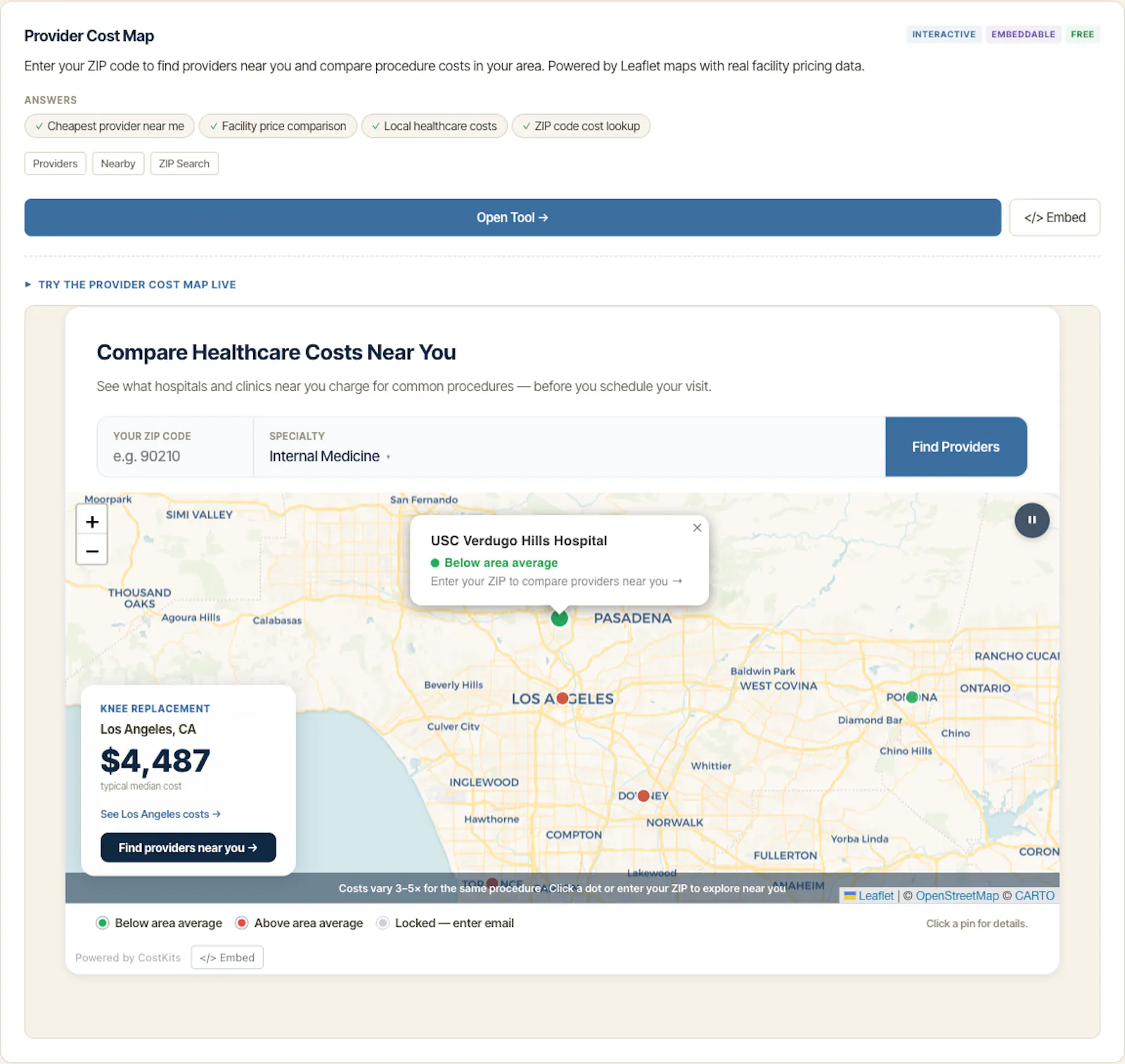 CostKits screenshot 2