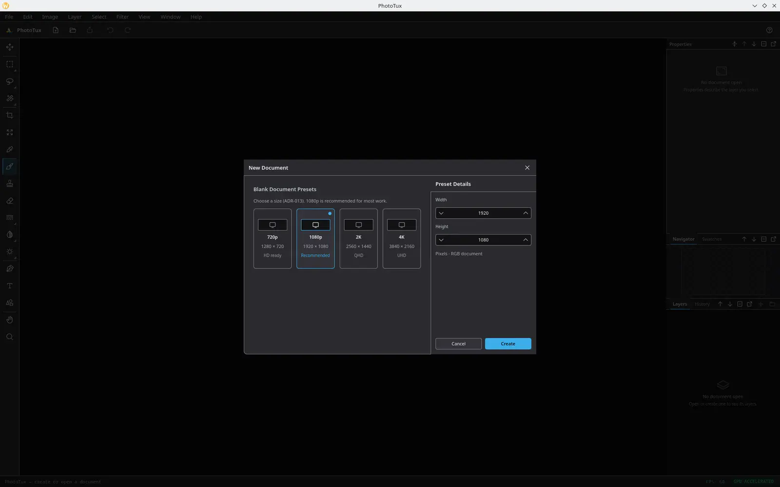 PhotoTux screenshot 6