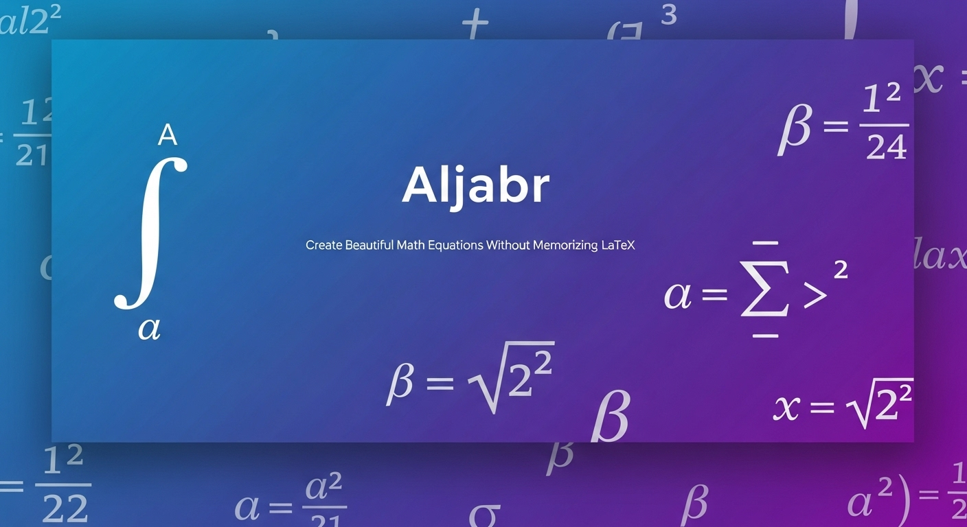 Aljabr | The Math IDE gallery image