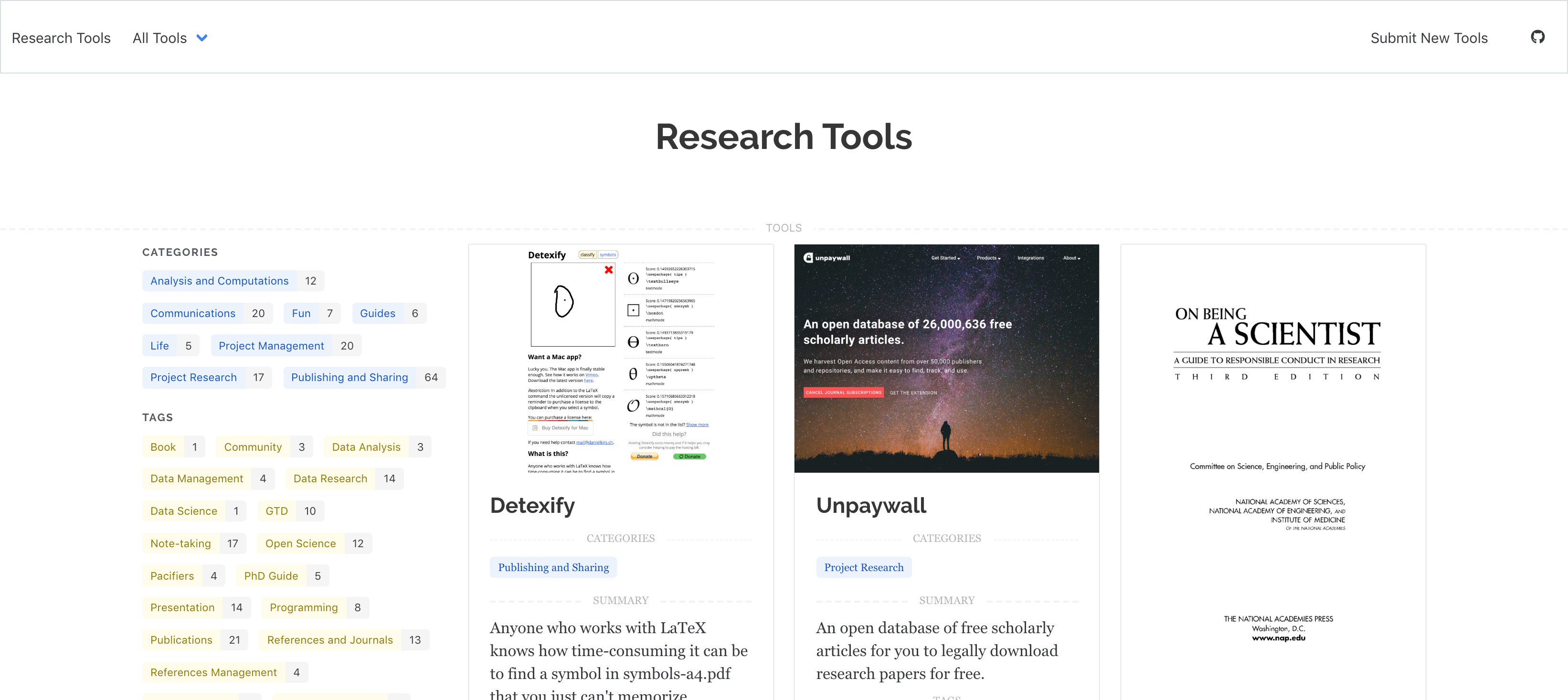 Research Tools