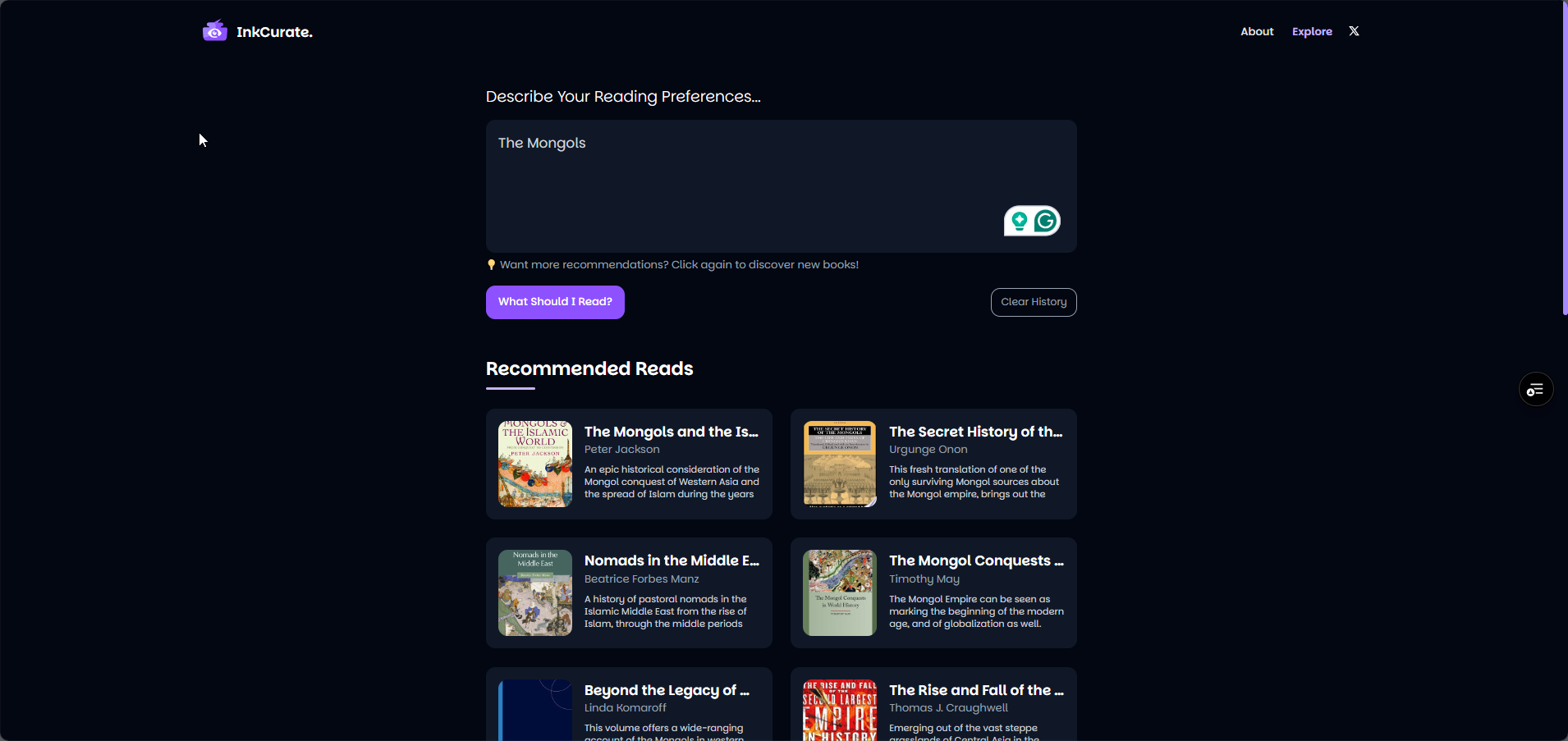 Média Encrier - Inkcurate est votre compagnon de découverte de livres personnels 3