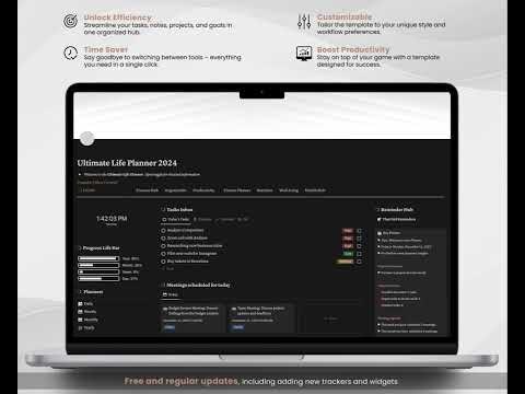 Ultimate Life Planner Notion Template gallery image